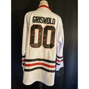 Chicago Blackhawks #00 Clark Griswold Fan Jersey Size 3XL Embroidered White NEW